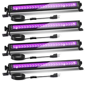 4 Pack LED Black Light,
